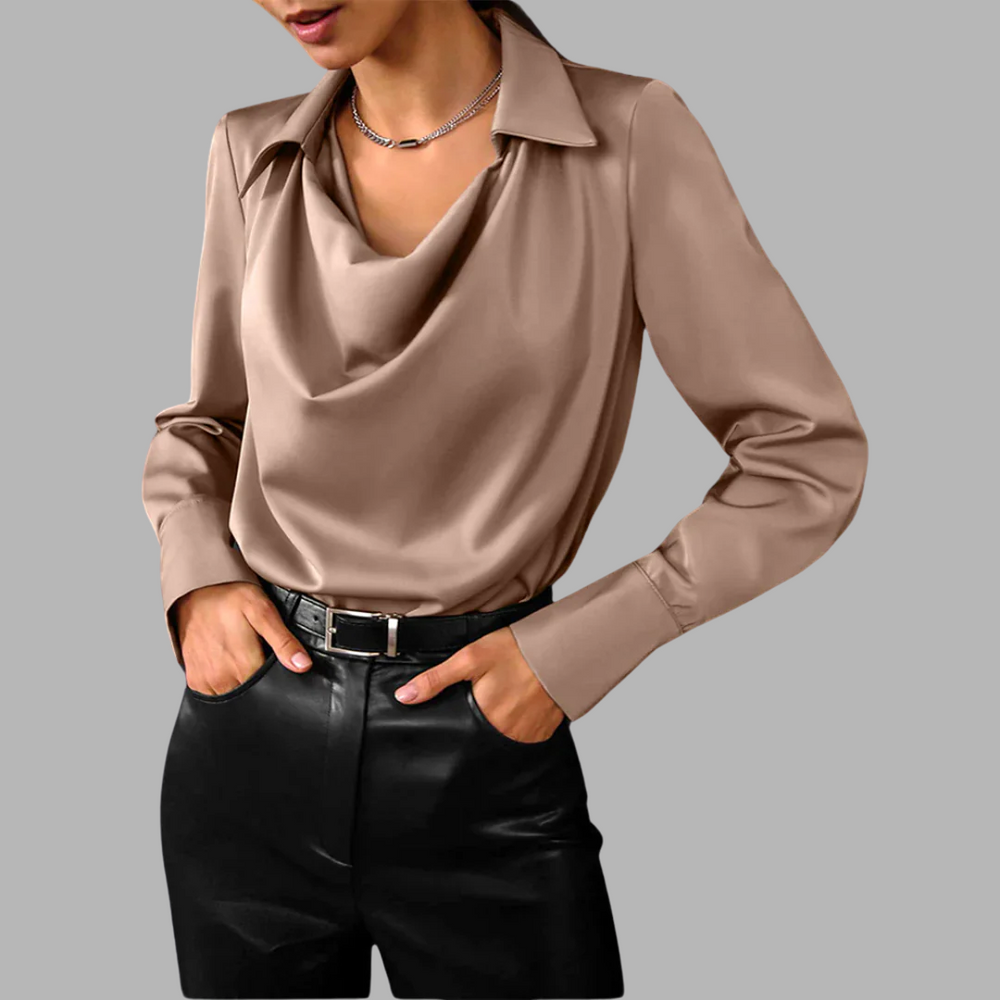 VELOURA | Blusa de Seda Lujosa Fenna