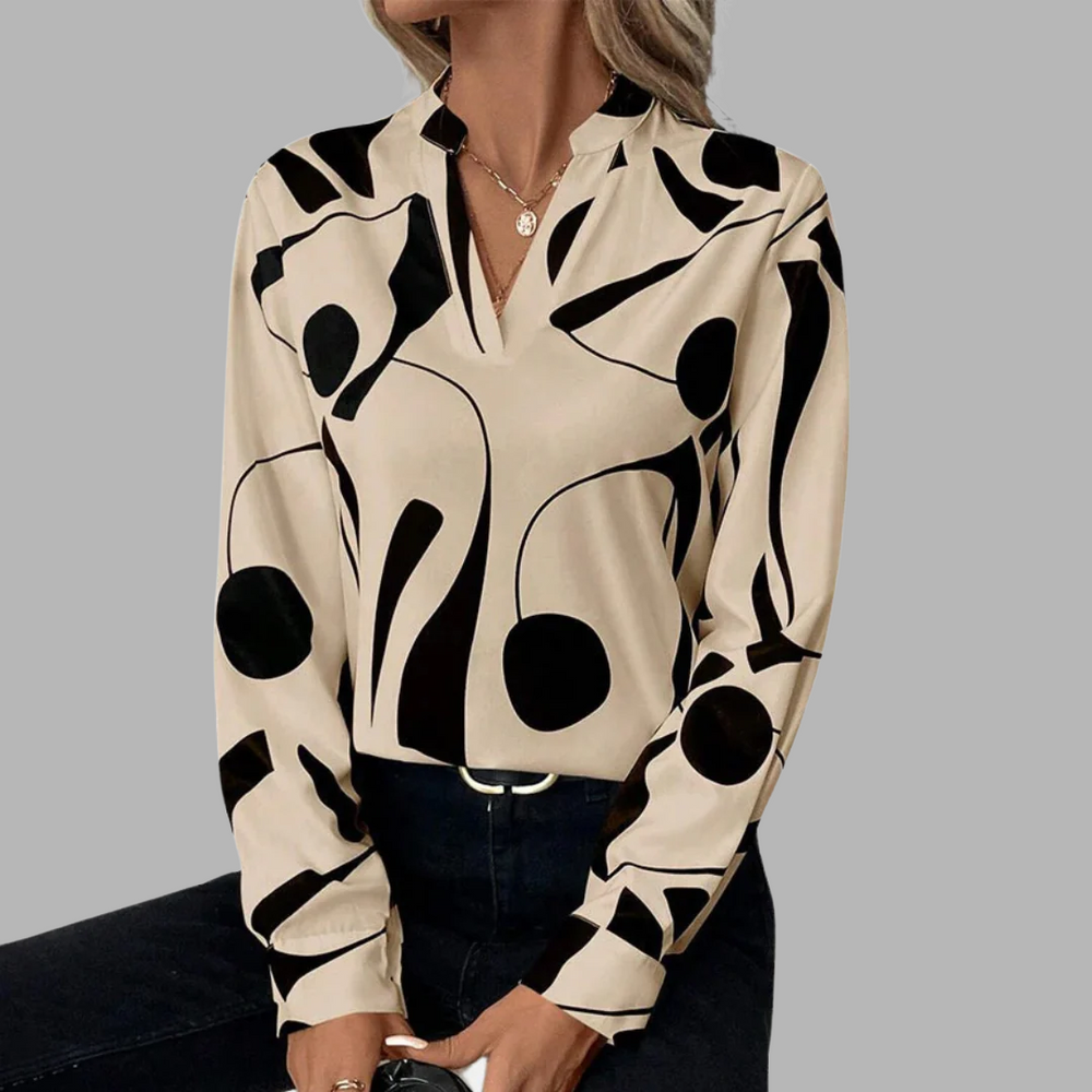 VELOURA | Blusa de Seda Lujosa Senna