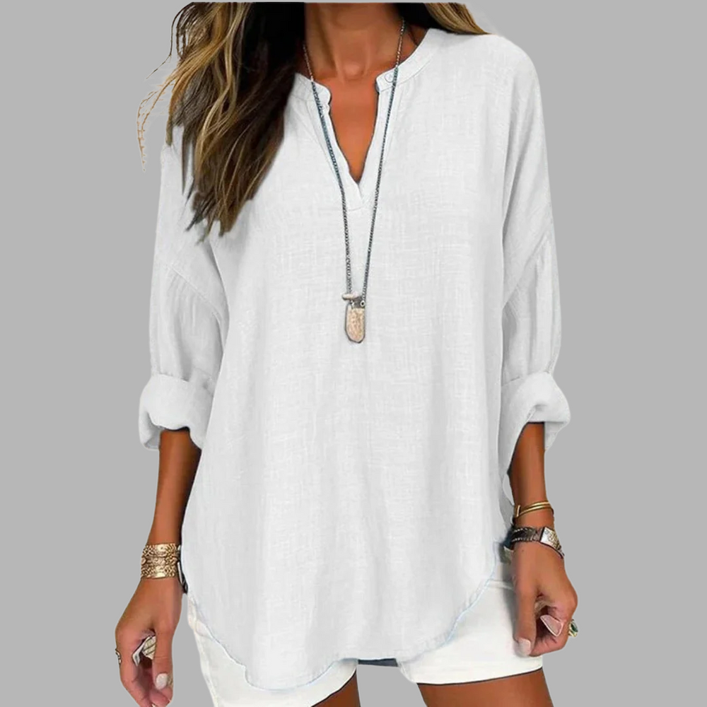 VELOURA | Blusa Chic Cuello V Alicia