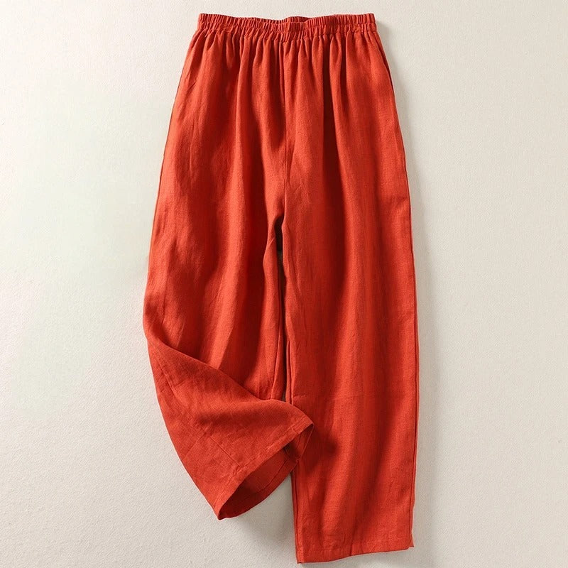 VELOURA | Pantalón Fluido de Cintura Elástica Catherine