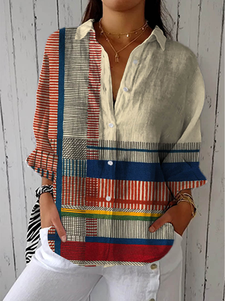 VELOURA | Blusa Chic Botonada Gaëlle