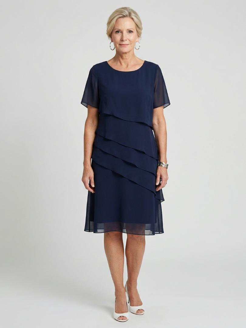 VELOURA | Vestido suave a media longitud Camille