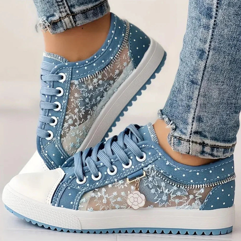 VELOURA | Zapatillas Elegantes de Encaje