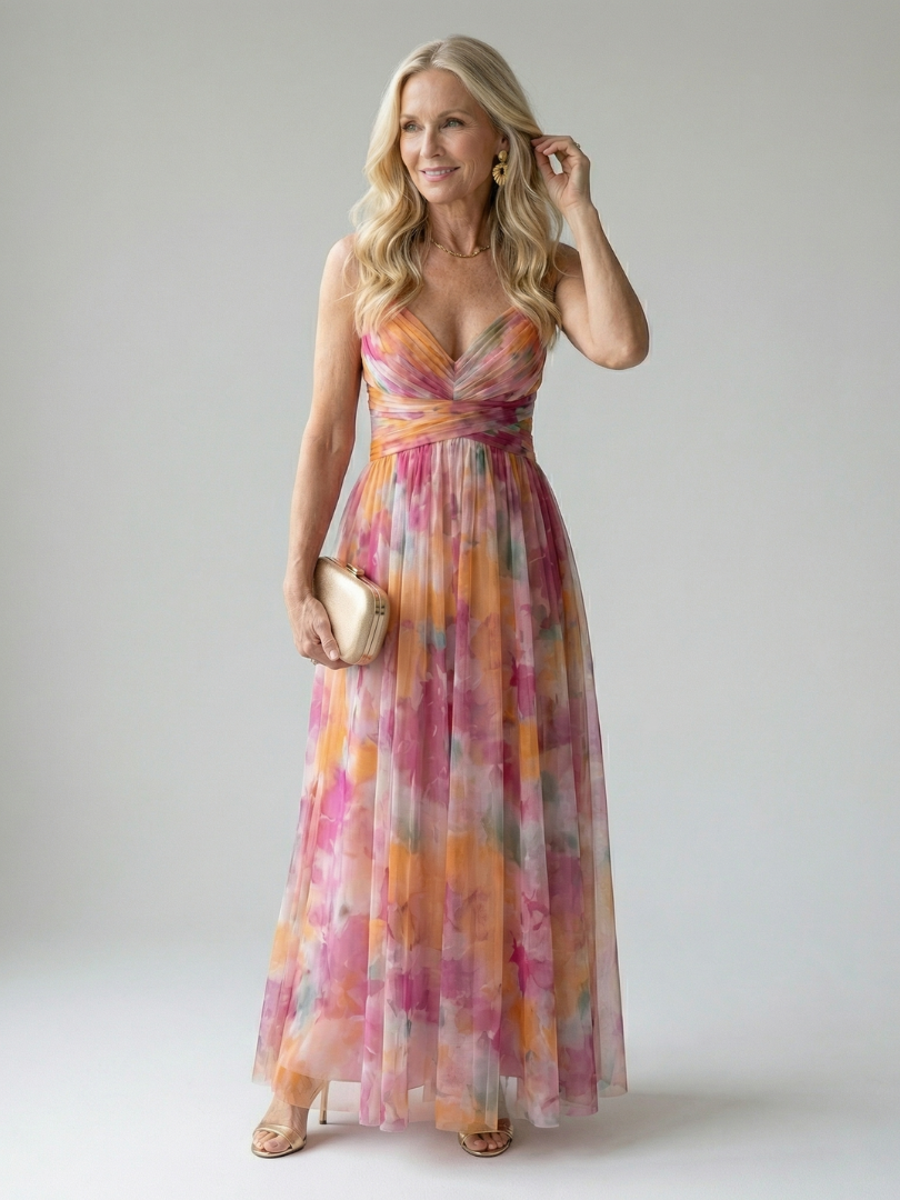 VELOURA| Vestido Maxi Envolvente Suave Isel