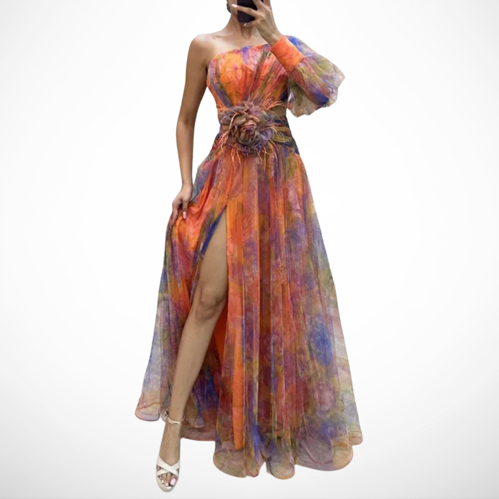 VELOURA | Vestido Elegancia Floral