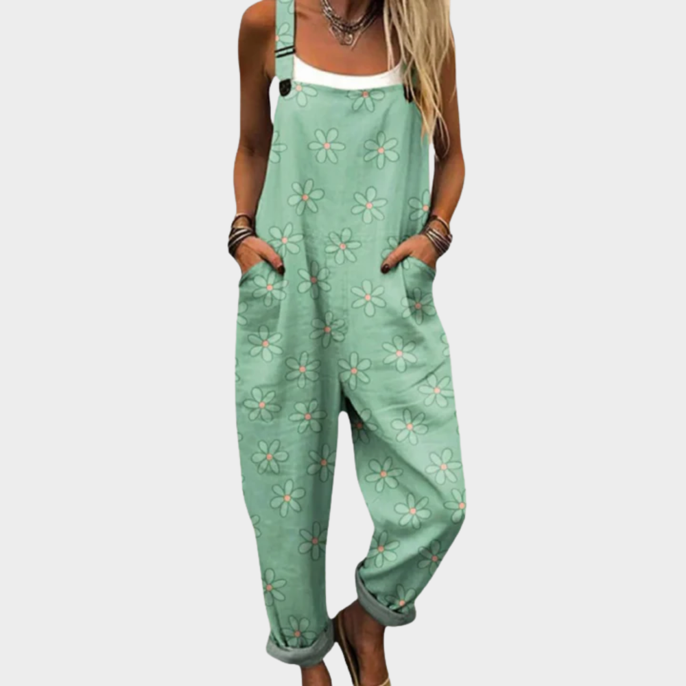 VELOURA | Pantalón Salopette Impreso Cómodo
