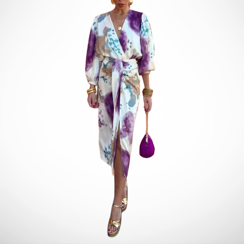 VELOURA | Midi Elegante con Motivos Refinados