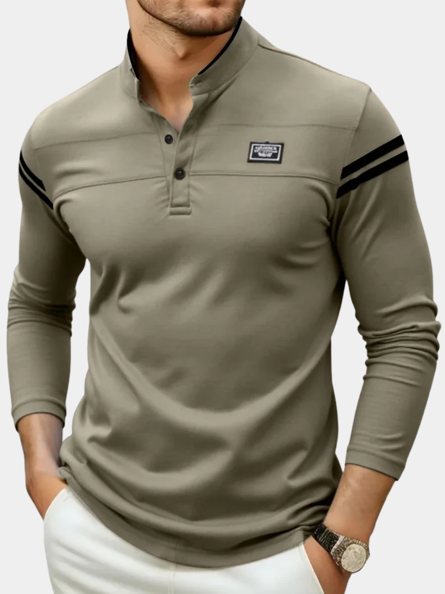 VELOURA | CAMISETA DE MANGA LARGA MODERNA PARA HOMBRE