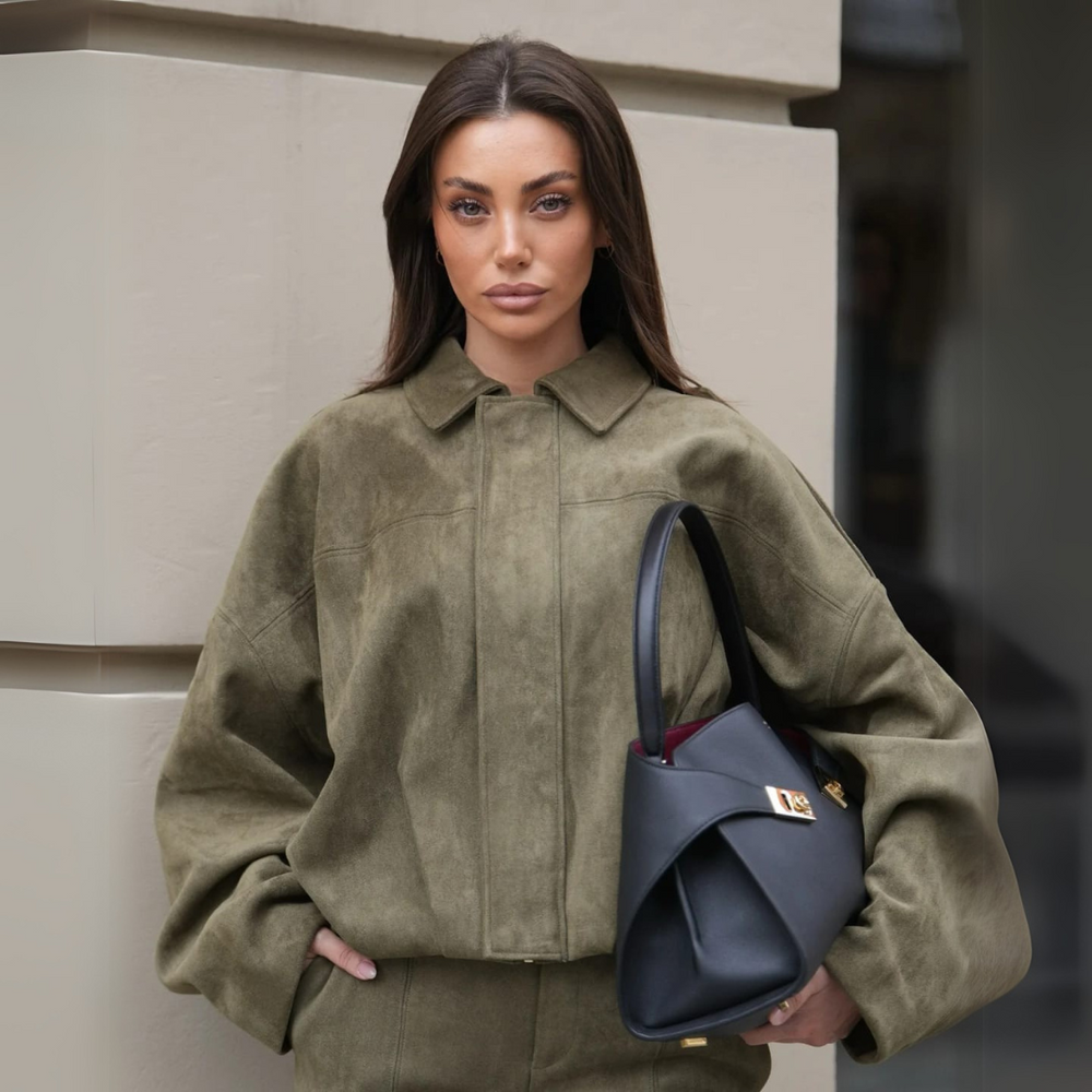 VELOURA | CHAQUETA DE SUEDE SINTÉTICO