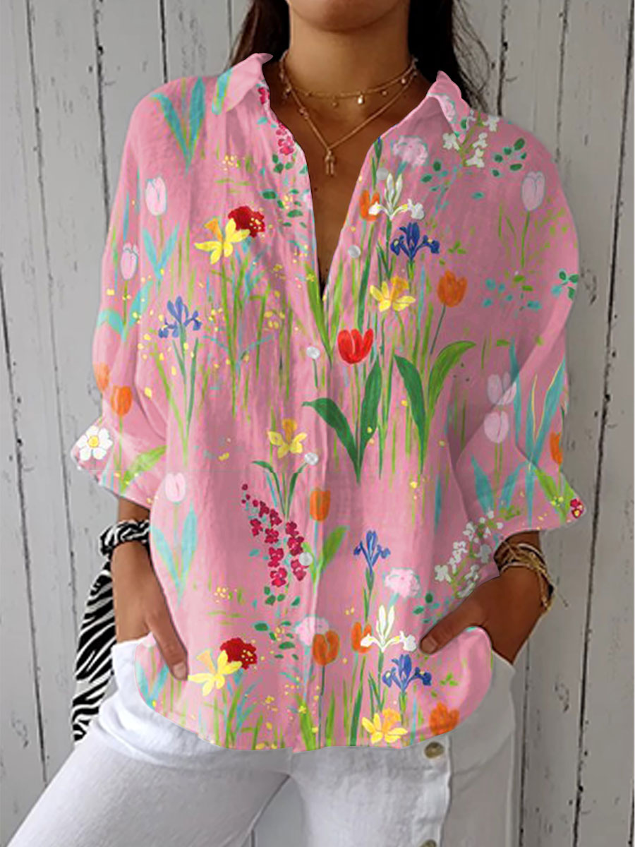 VELOURA | Blusa Elegante Impresa Nathalie