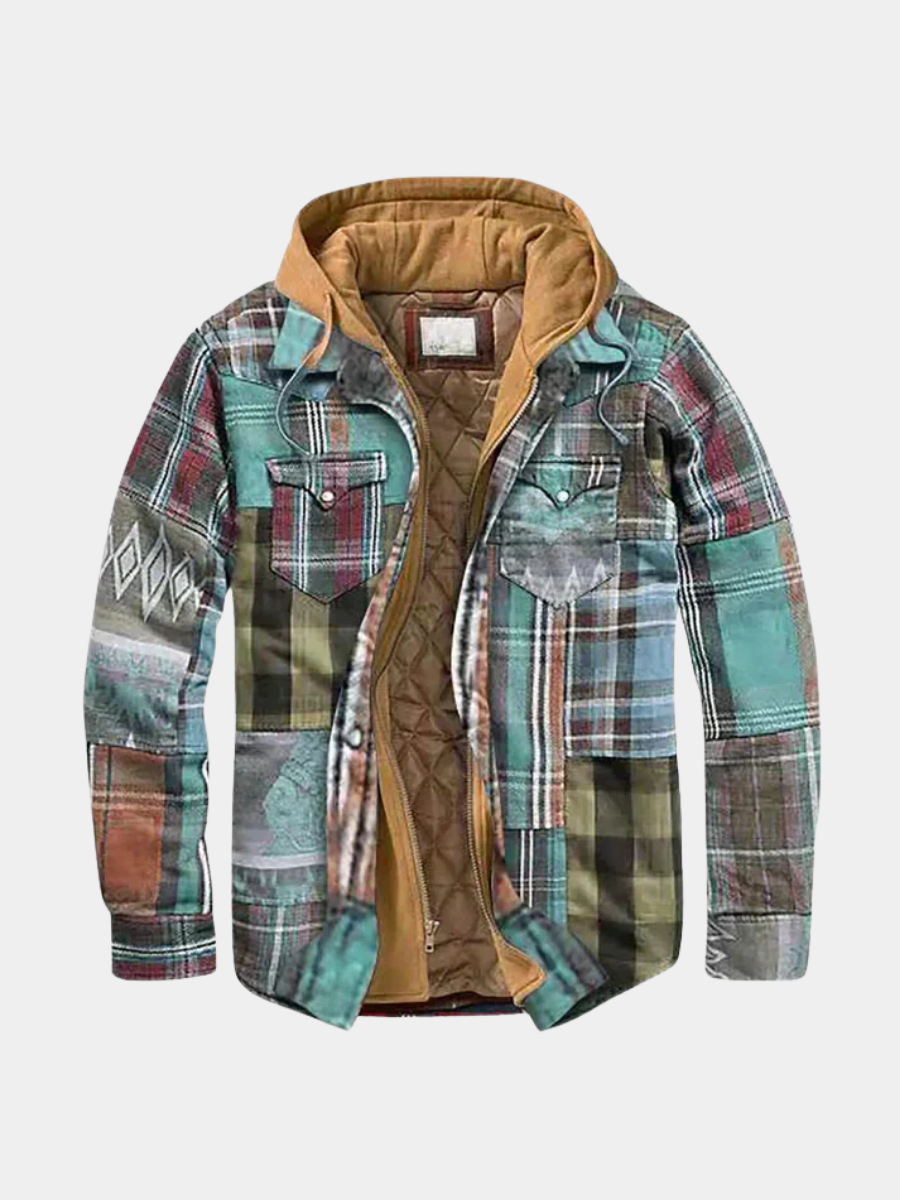 VELOURA | CHAQUETA VINTAGE DE LUJO CON CREMALLERA