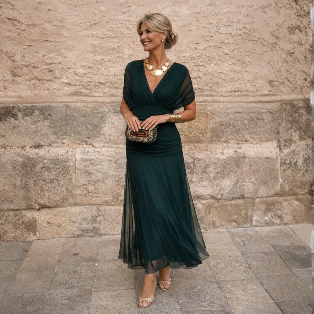 VELOURA | Vestido Largo de Espaldas Descubiertas Camille