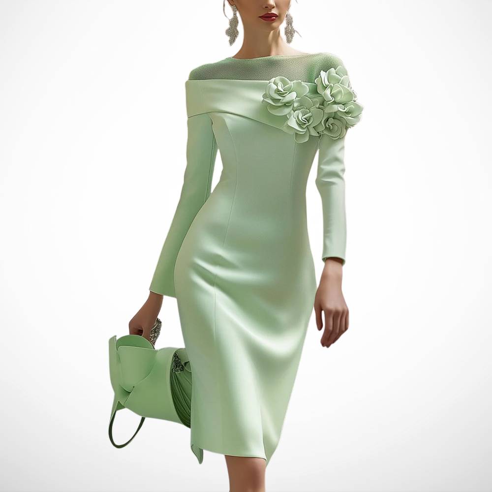 VELOURA | VESTIDO DE LUJO CON HOMBROS DESCUBIERTOS