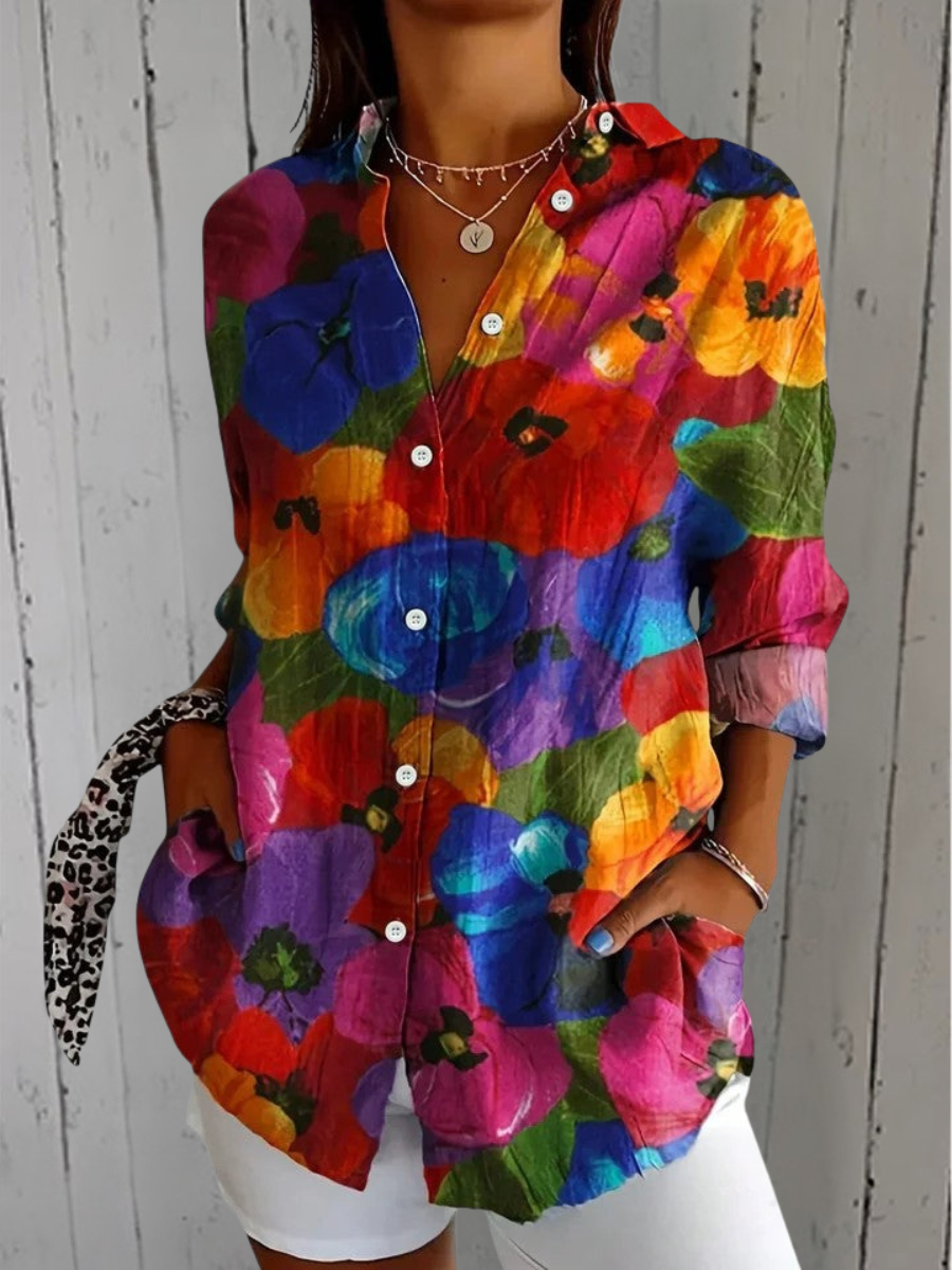 VELOURA | Blusa Romántica Floral Léa