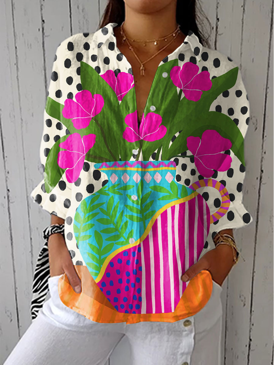 VELOURA | Blusa Chic Botonada Élise