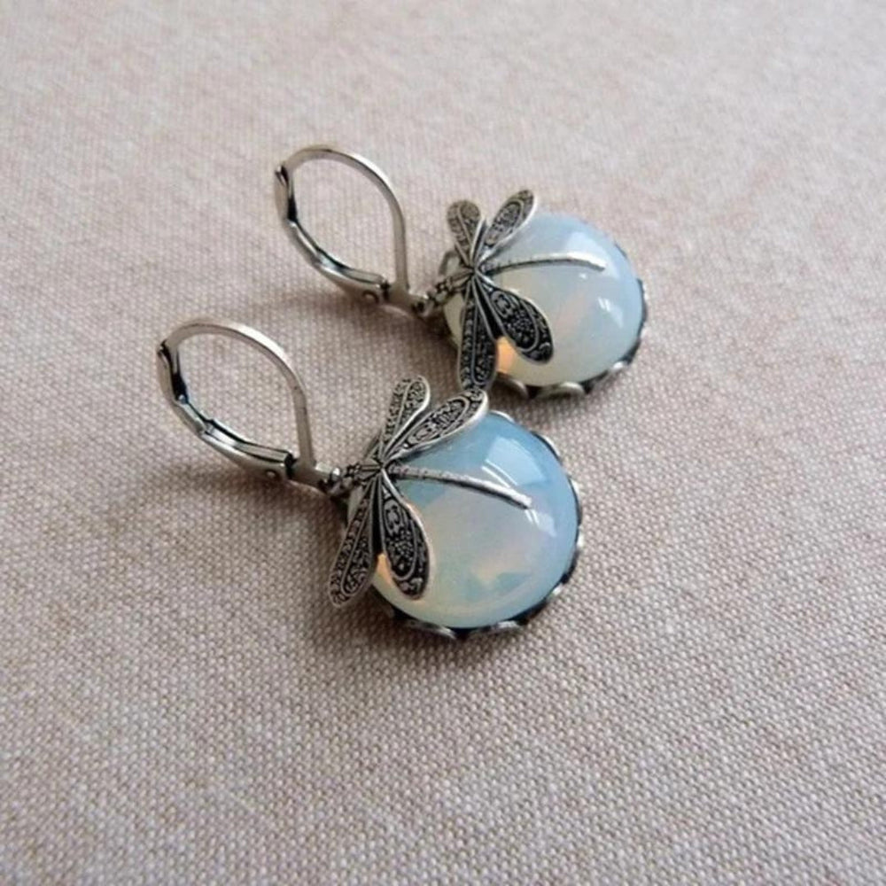 VELOURA | PENDIENTES EN PLATA 925 CON CRISTAL BLANCO