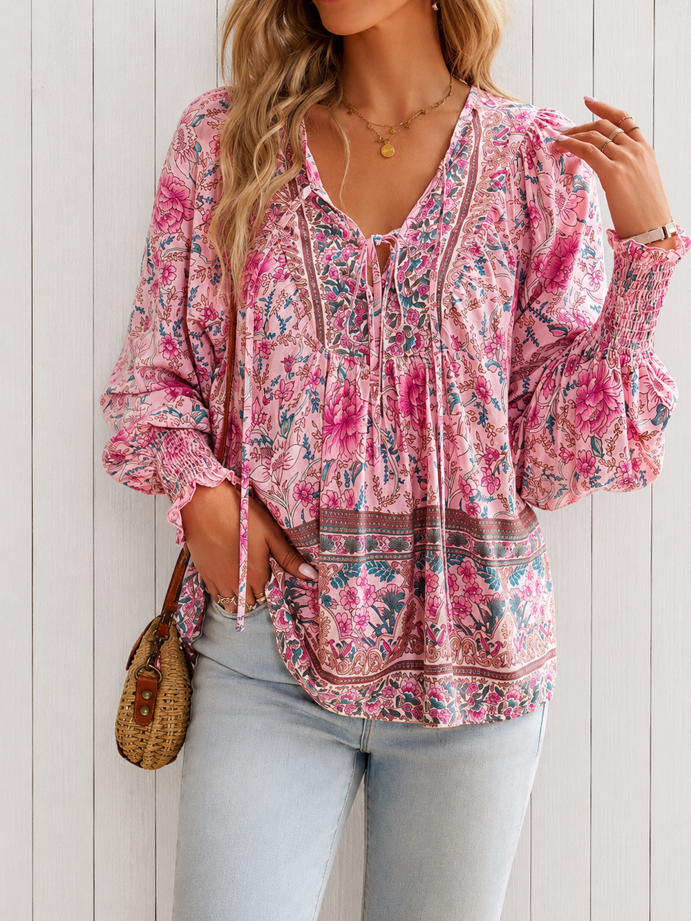 VELOURA | Blusa Bohemia Ligera Delphine