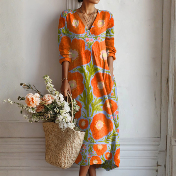 VELOURA | Vestido de Confort Diario Amaya