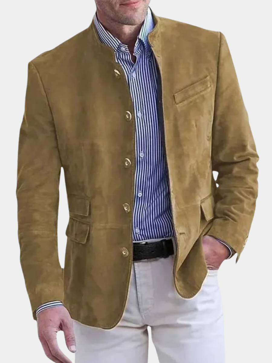 VELOURA | CHAQUETA DE CUERO DE SEDA