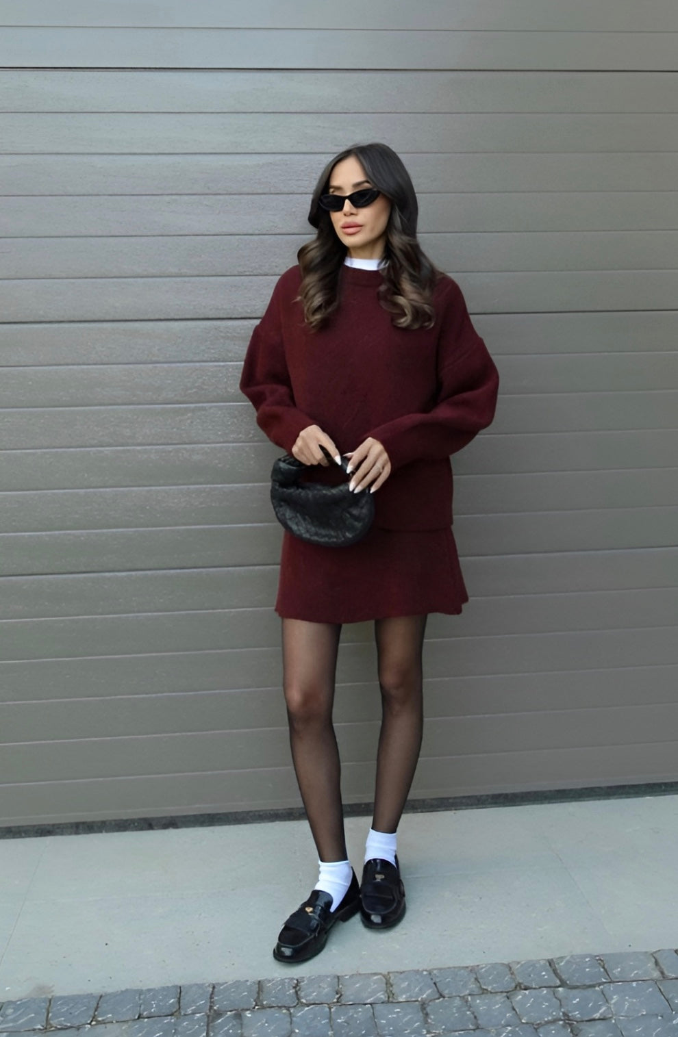 VELOURA | CONJUNTO DE JERSEY Y FALDA