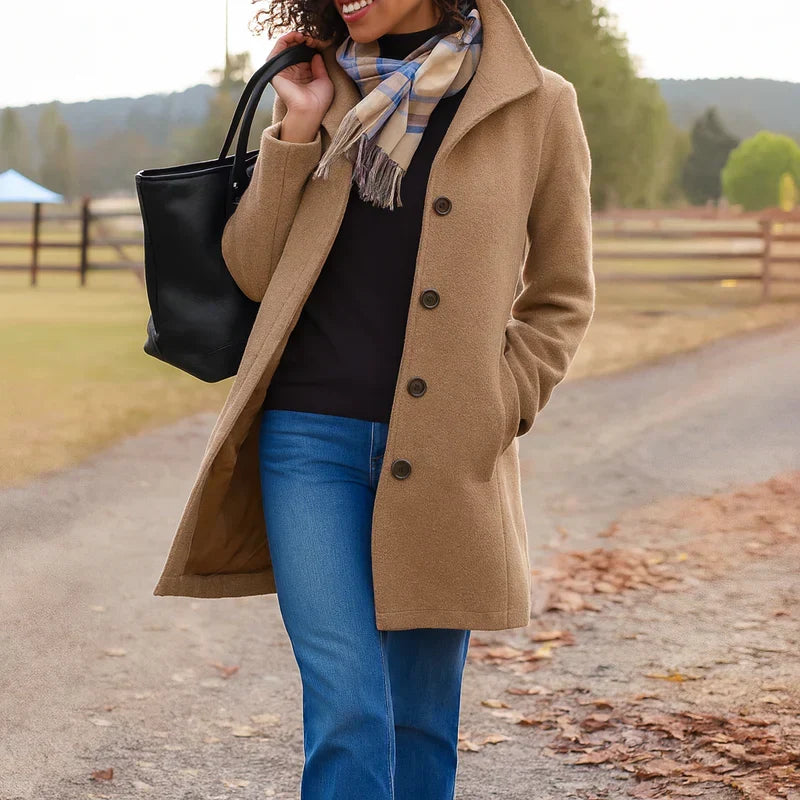 VELOURA | ABRIGO CHIC DE PRIMAVERA
