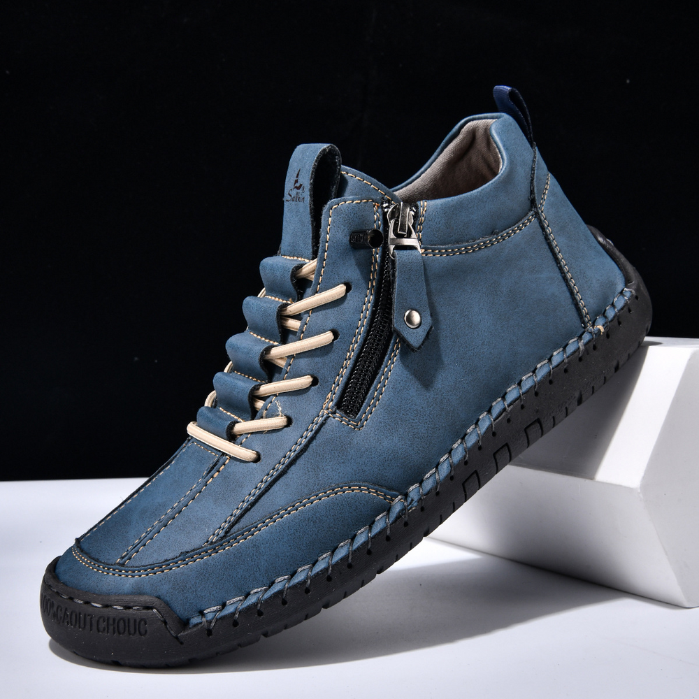 VELOURA | ZAPATOS DE ANTE CON CREMALLERA PARA HOMBRE