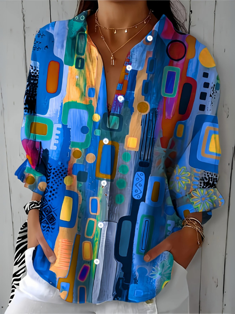 VELOURA | Blusa Fluida Primaveral Camille