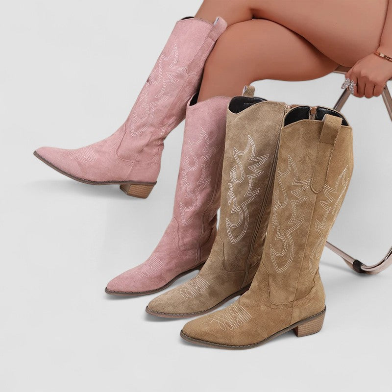 VELOURA | Botas Western Ortopédicas Clara