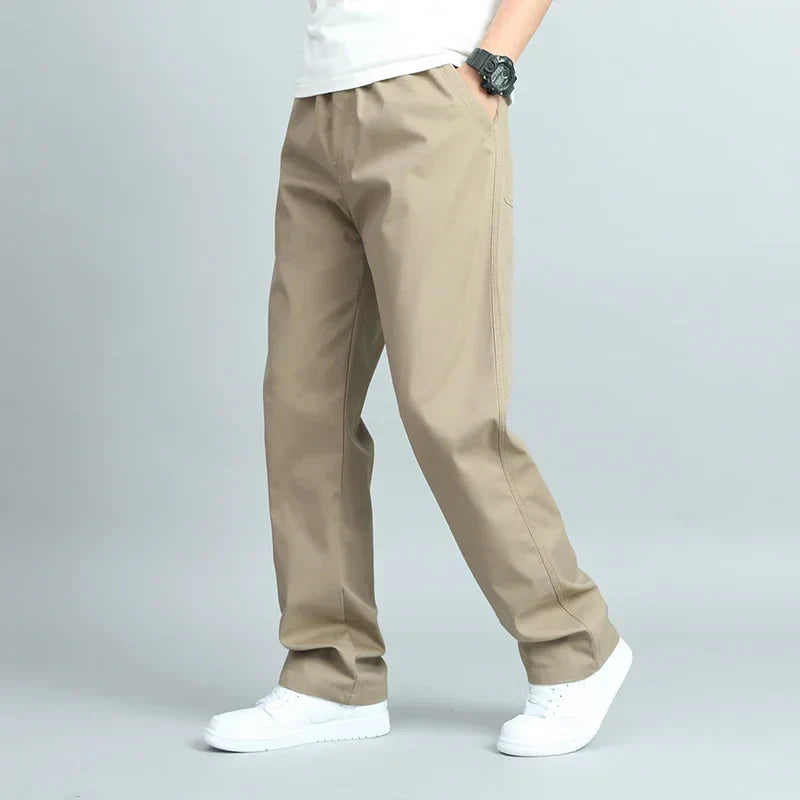 VELOURA | PANTALONES AMPLOS HOMBRE EN ALGODÓN