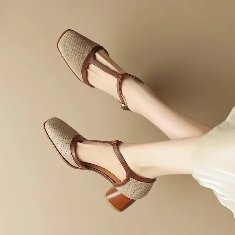 VELOURA | Zapatos ortopédicos de tacón medio Catarina