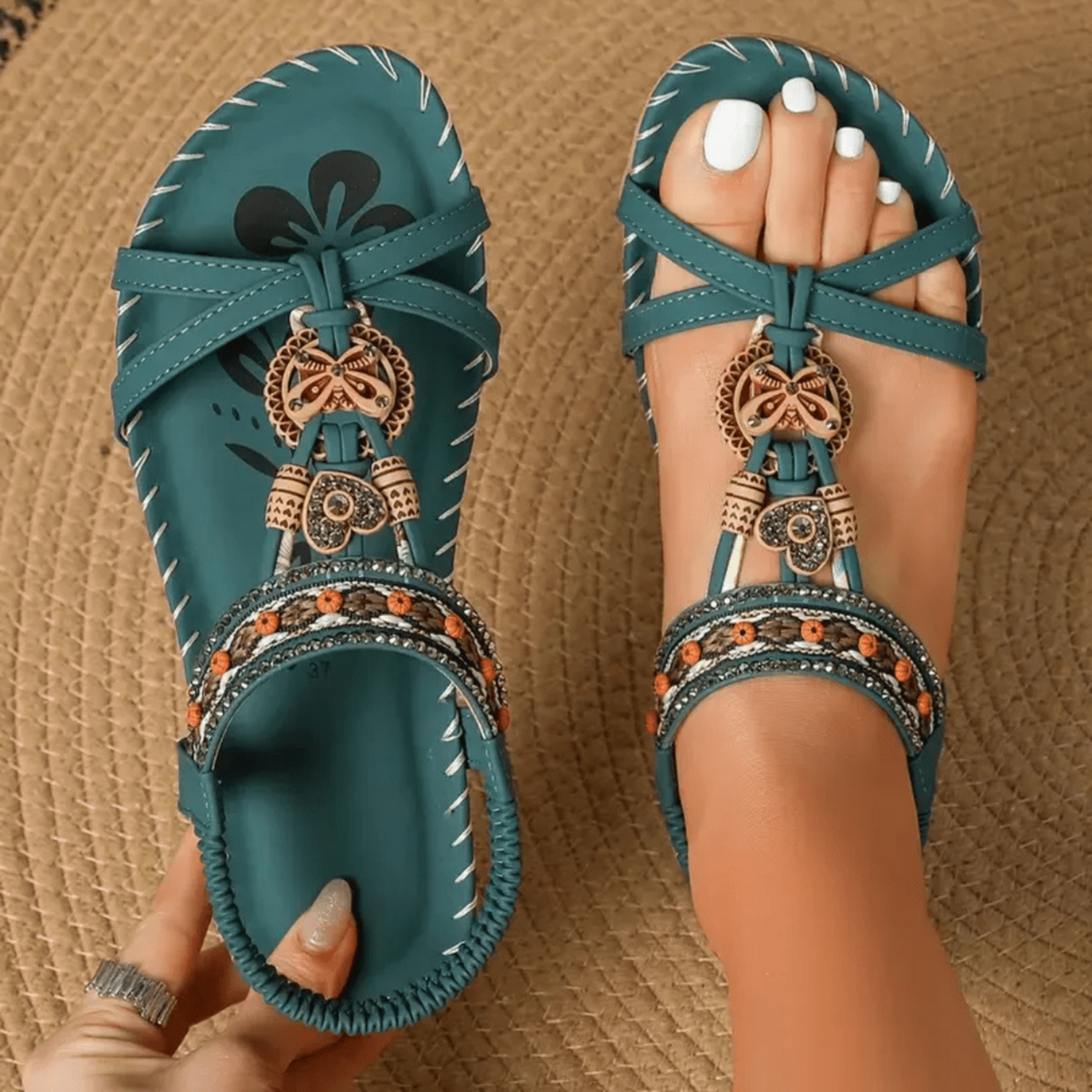 VELOURA | Sandalias Bohemias Confort Élina