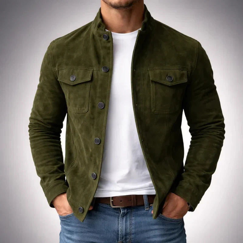 VELOURA | Chaqueta Elegante de Ante Marc