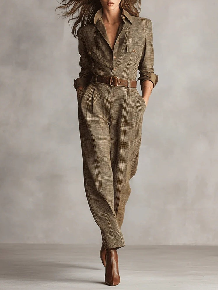 VELOURA | Conjunto Elegante Chic Marino