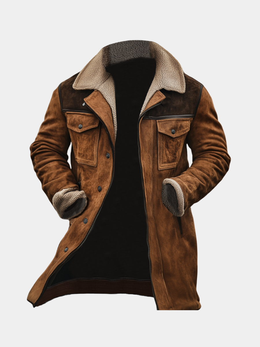 VELOURA | ABRIGO LARGO CLÁSICO PARA HOMBRE