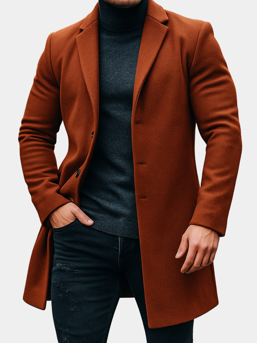 VELOURA | TRENCH DE LANA PARA HOMBRES