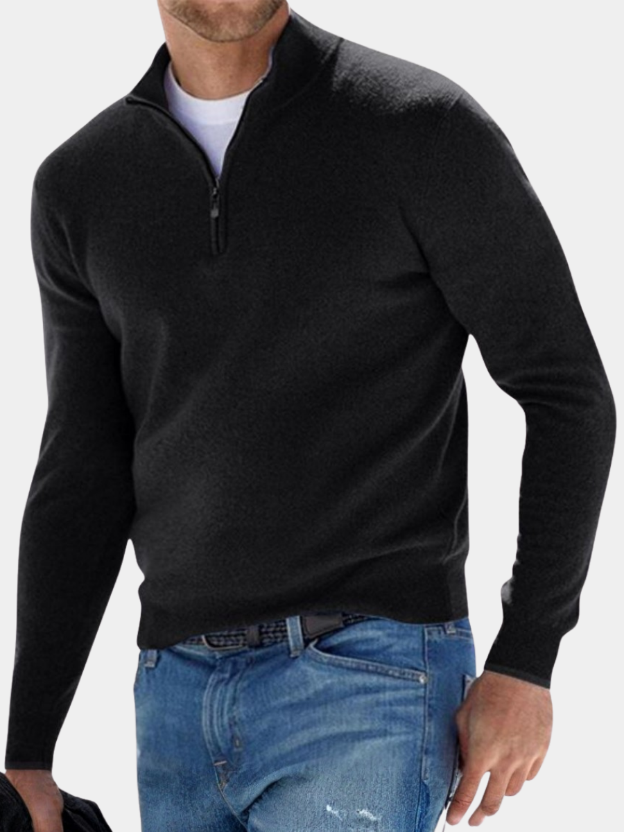 VELOURA | SUÉTER CON CREMALLERA PARA HOMBRE
