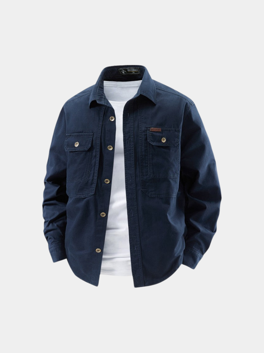 VELOURA | CAMISA UTILITARIA DE MANGA LARGA PARA HOMBRE