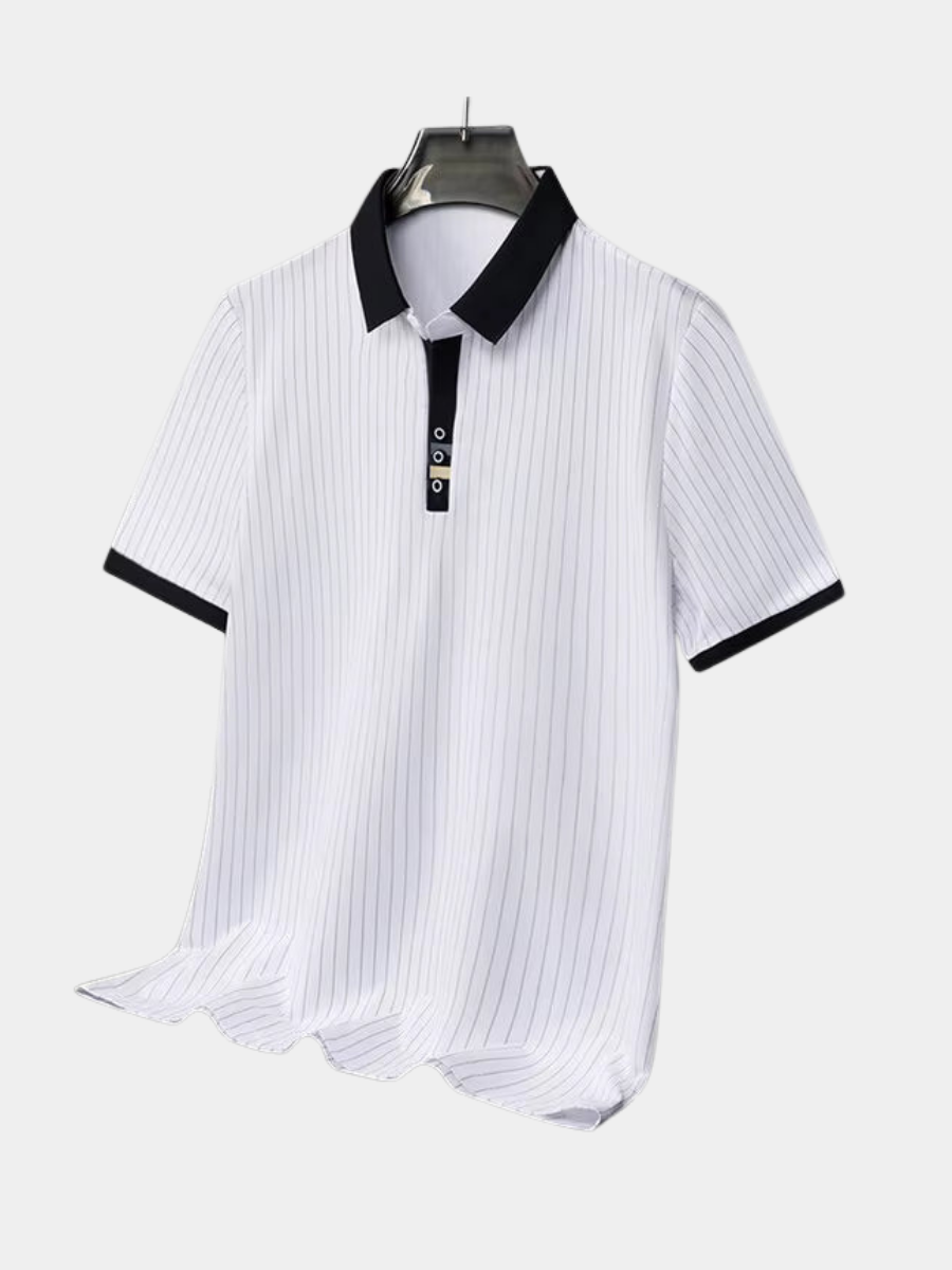 VELOURA | POLO A RAYAS REFINADO