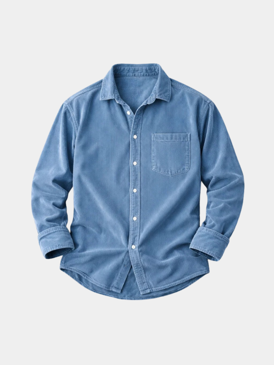 VELOURA | CAMISA CLÁSICA DE CORDUROY PARA HOMBRES