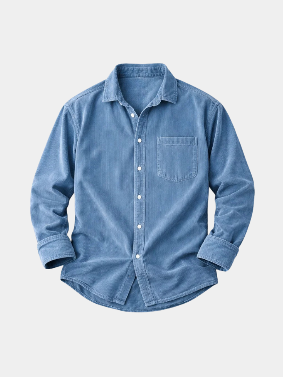 VELOURA | CAMISA CLÁSICA DE CORDUROY PARA HOMBRE