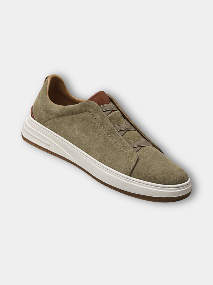 VELOURA | ZAPATOS SLIP-ON DE SUEDE PARA HOMBRE