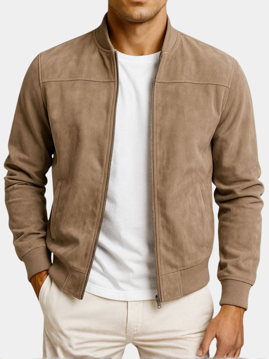 VELOURA | CHAQUETA DE CUERO DE SUEDE URBANO