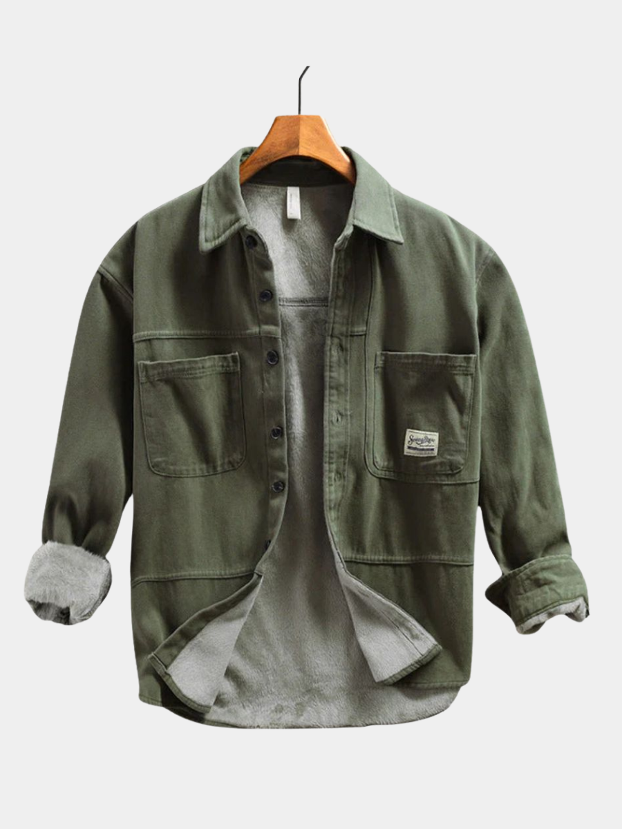 VELOURA | CAMISA CARGO DE POLAR PARA HOMBRE