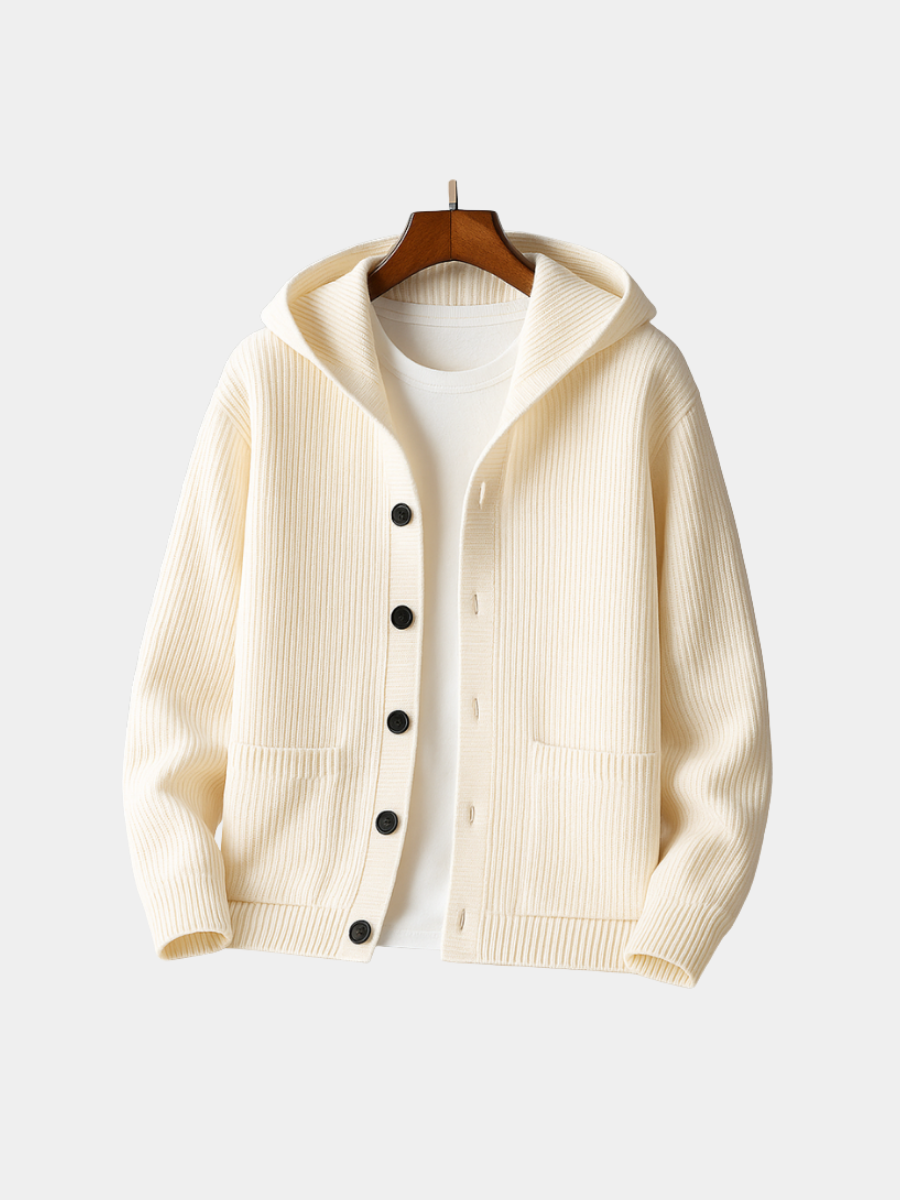 VELOURA | CÁRDIGAN CON CAPUCHA PARA HOMBRE