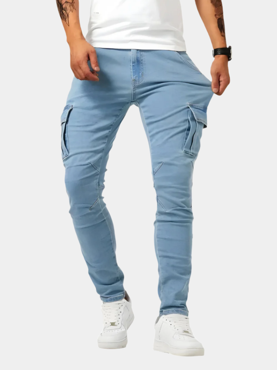 VELOURA | PANTALÓN CARGO ELÁSTICO