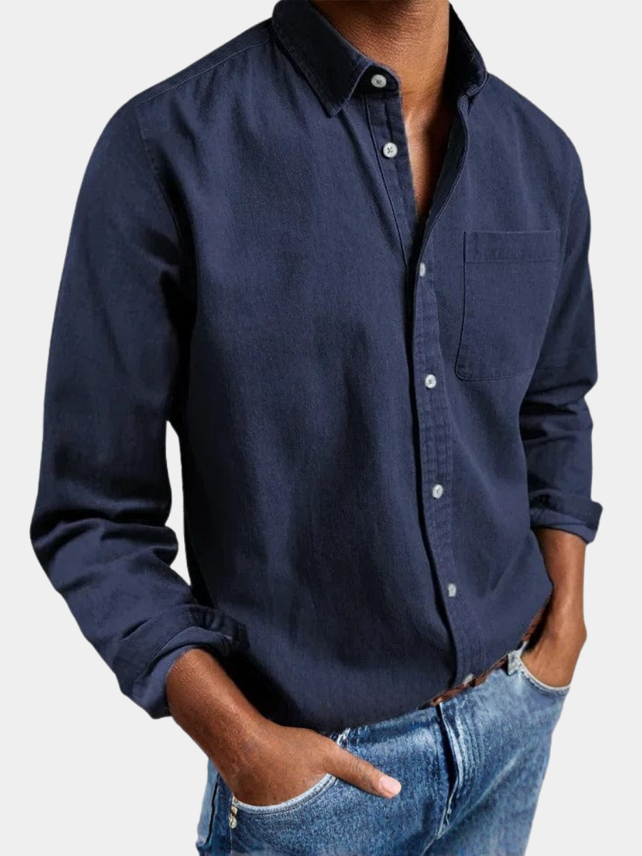 VELOURA | CAMISA DE CUELLO BOTONADO PARA HOMBRE
