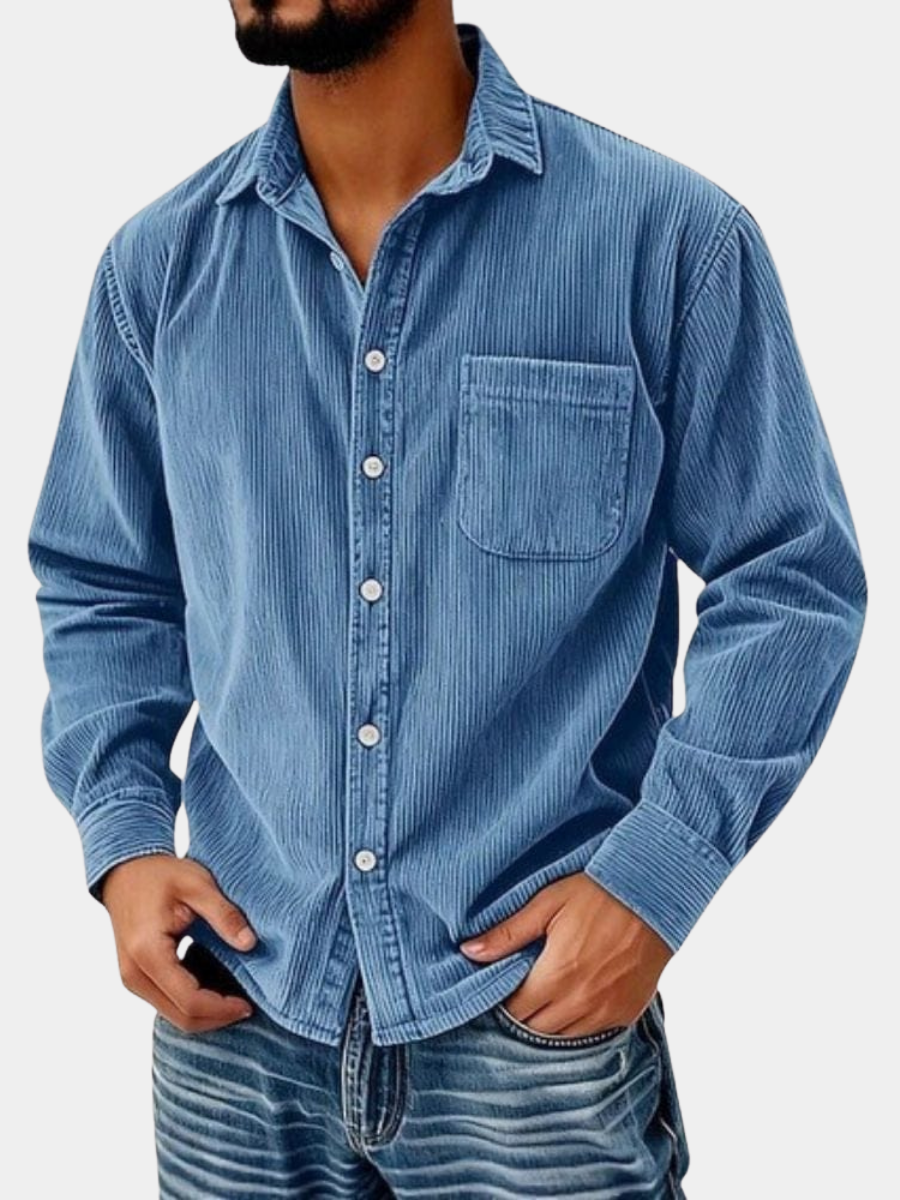 VELOURA | CAMISA DE VELUR CORDUROY PARA HOMBRE