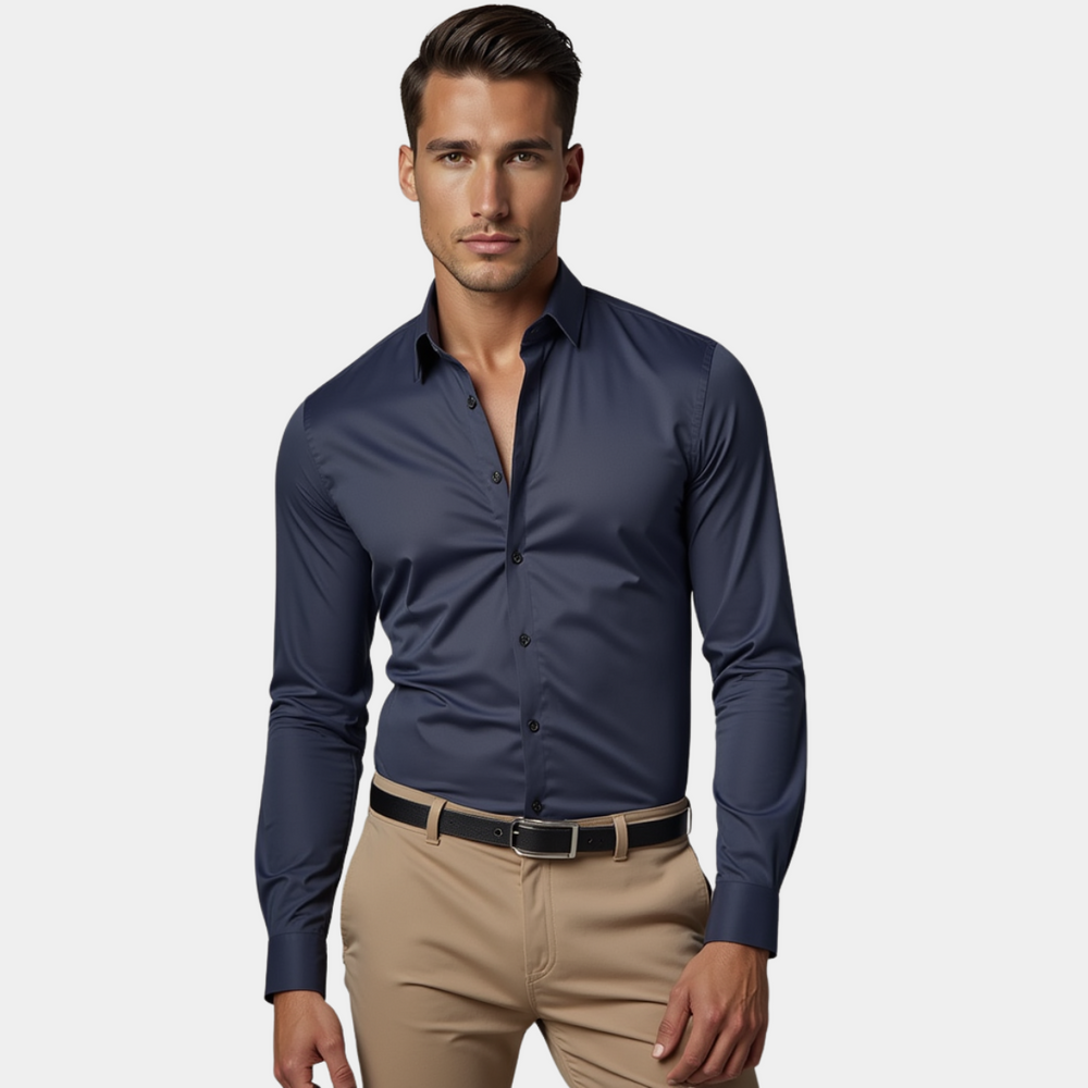 VELOURA | CAMISA ANTIPLIEGUE PARA HOMBRE