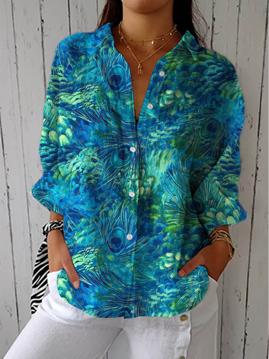 VELOURA | Blusa Artística Impresa Chloé