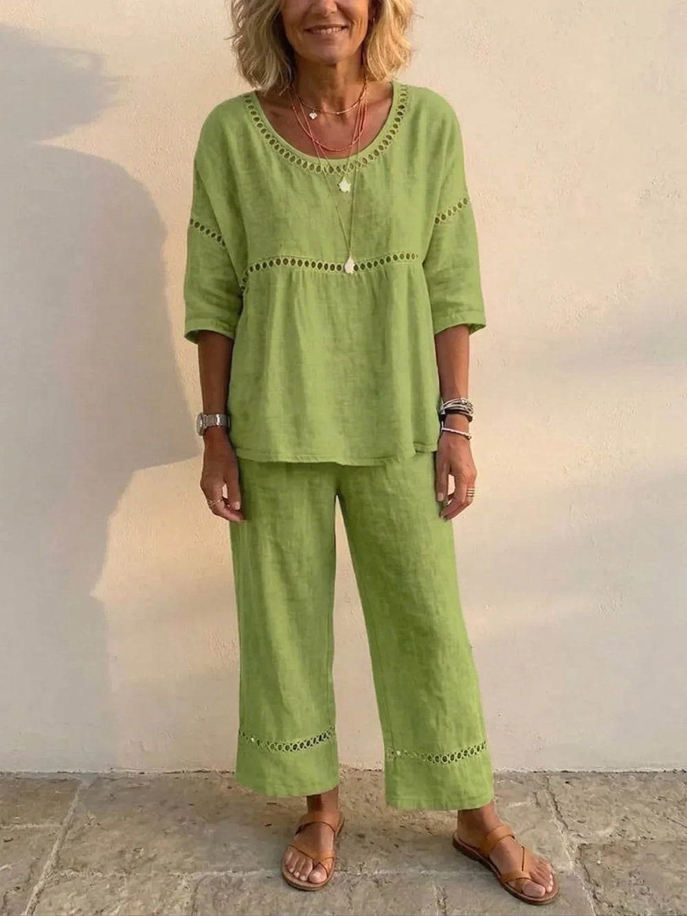 VELOURA | Conjunto de Dos Piezas Encaje Marielle